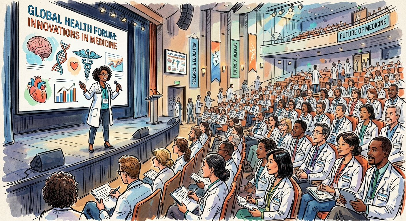 Magna Endo Update 2026 – Medical conference illustration